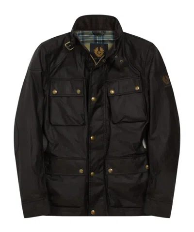 Belstaff Patch-pocket Military Jacket In Black