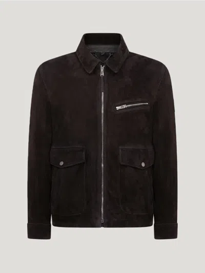 Belstaff Patterson Jacket In Washed Black