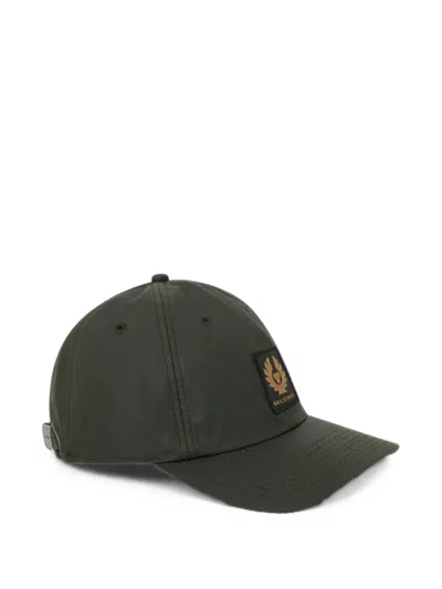 Belstaff Phoenix-patch Baseball Cap In Green