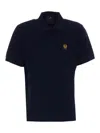 Belstaff Shirt With Regular Collar And Short Sleeves In Blue
