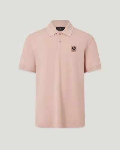 Belstaff Polo Cotton Pique In Pink