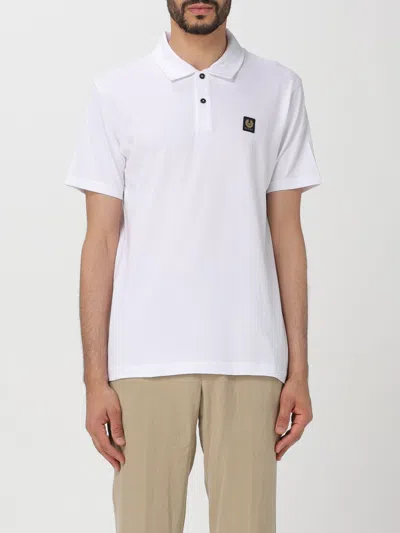Belstaff Tether Polohemd Für Herren Towelling In White