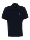 Belstaff Shirt With Regular Collar And Short Sleeves In Blue