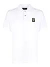 Belstaff White Phoenix Patch Polo In Blanco