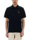 Belstaff Polo With Logo In Blue
