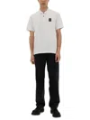 Belstaff Logo Patch Crew Neck Sweater In White