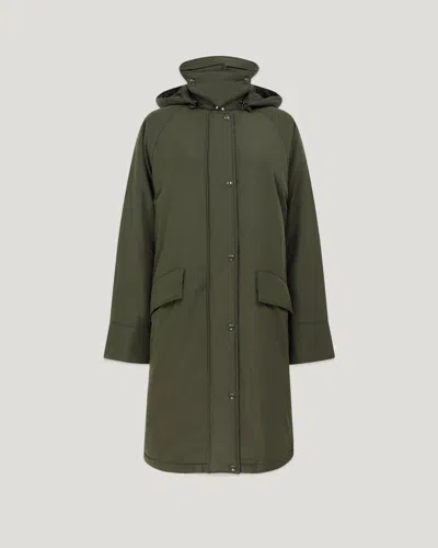 Belstaff Pontoon Coat In Faded Olive