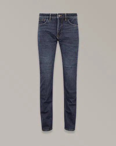 Belstaff Poplar Motorcycle Jeans In Washed Indigo