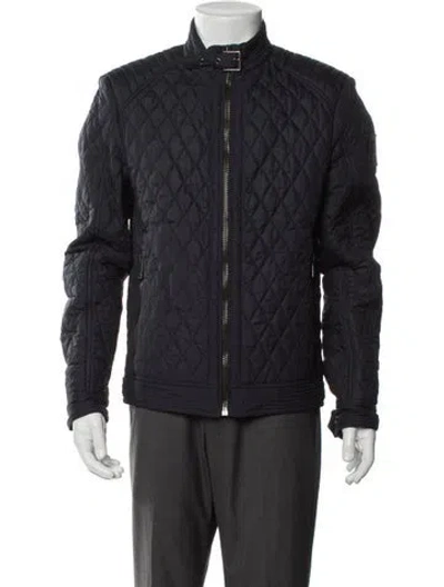 Pre-owned Belstaff Puffer Coat In Gray