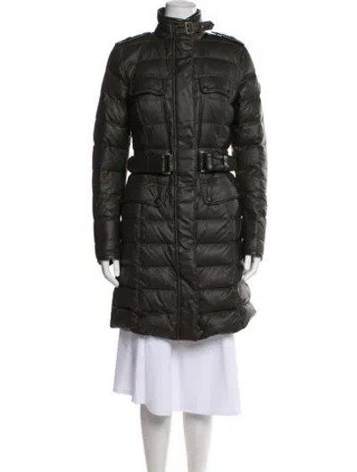 Pre-owned Belstaff Puffer Coat In Green