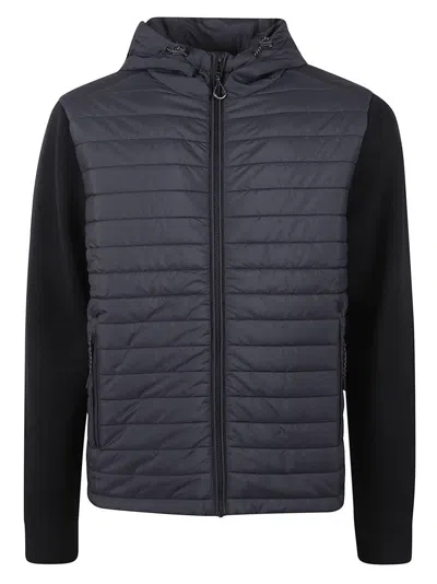 BELSTAFF QUILTED FRONT AND KNITTED BACK JACKET