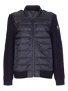 Belstaff Blue Cardigan Frontal Zip Closure In Blue
