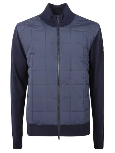 BELSTAFF QUILTED WOOL FRONT JACKET WITH SMOOTH WOOL BACK