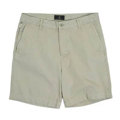 Belstaff Rally Shorts Lichen In Black