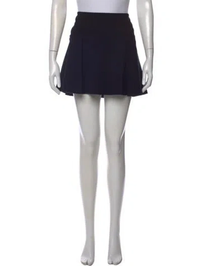Pre-owned Belstaff Raw-edge Trim Mini Skirt In Black
