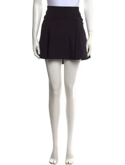 Pre-owned Belstaff Raw-edge Trim Mini Skirt In Black
