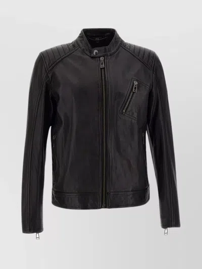 Belstaff Men's V Racer Jacket In Black