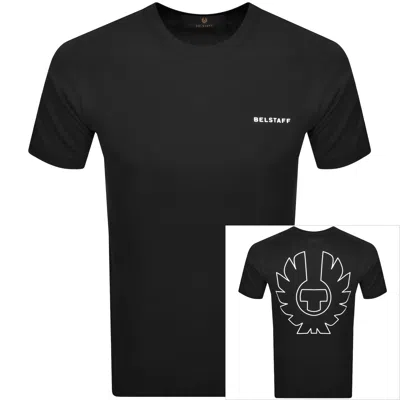 Belstaff Relaxed Fit Border T Shirt Black