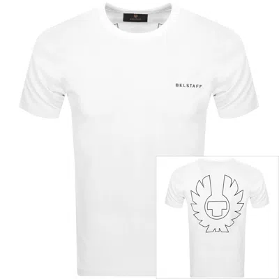 Belstaff Relaxed Fit Border T Shirt White