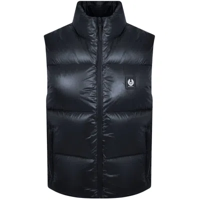 Belstaff Resolve Padded Gilet Dark Ink Navy In Black