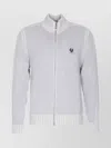 Belstaff Ribbed Knit Sweater Textured Finish In Gray