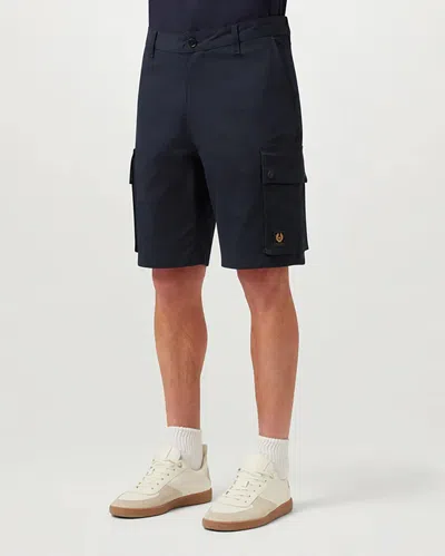 Belstaff Route Mens Cargo Shorts In Black