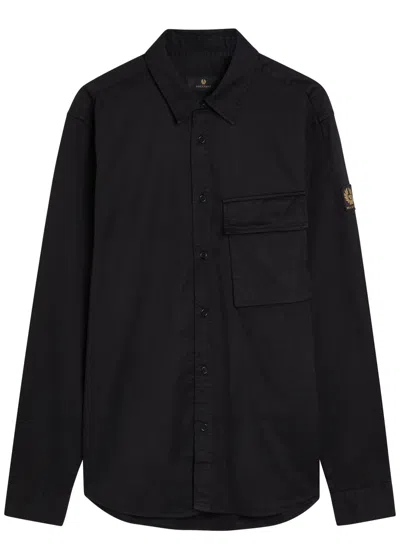 Belstaff Scale Cotton Shirt In Black