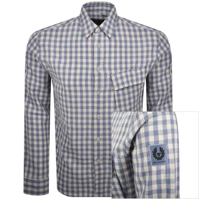 Belstaff Scale Long Sleeved Shirt Blue