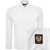 Belstaff Scale Long Sleeved Shirt White In White