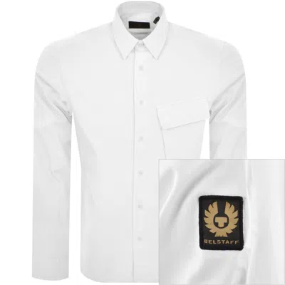 Belstaff Scale Long Sleeved Shirt White