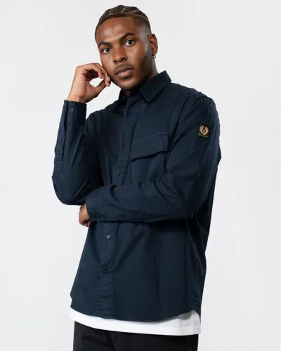 Belstaff Scale Mens Shirt In Blue