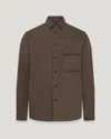 Belstaff Scale Shirt In Army Olive
