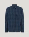 Belstaff Scale Shirt In Insignia Blue / Dark Ink