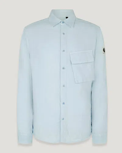 Belstaff Scale Shirt In Sky Blue