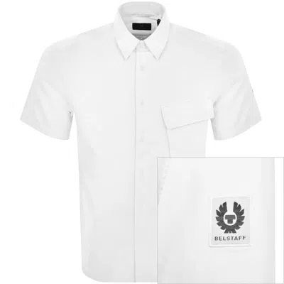 Belstaff Scale Short Sleeved Shirt White