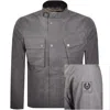 Belstaff Service Fieldmaster Jacket Grey In Gray