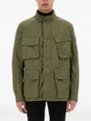 Belstaff Fieldmaster Utility Jacket Adjustable Cuffs In Green