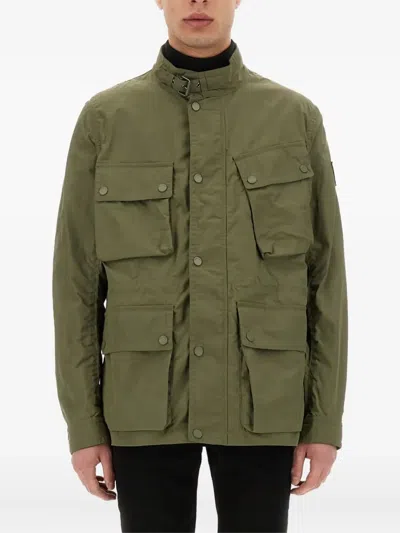 Belstaff Service Fieldmaster Multi-pocket Jacket In Green