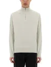 Belstaff Zip Sweater Textured Knit