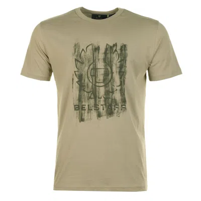 Belstaff Short Sleeve Corrosion T Shirt Fatigue Green