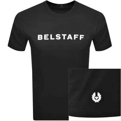 Belstaff Short Sleeve Logo T Shirt Black