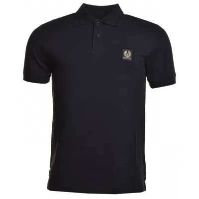 BELSTAFF SHORT SLEEVE POLO SHIRT BLACK