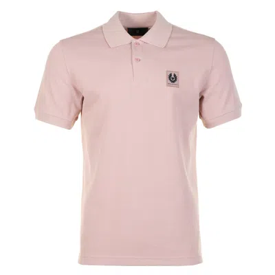 Belstaff Short Sleeve Polo Shirt Dusk Pink