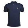 Belstaff Short Sleeve Polo Shirt Navy In Navy
