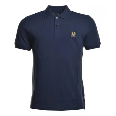 Belstaff Short Sleeve Polo Shirt Navy