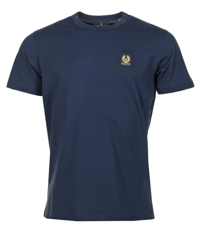 Belstaff Short Sleeve T Shirt Dark Ink In Navy
