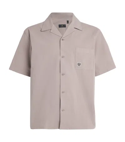 Belstaff Short-sleeve Tide Shirt In Beige