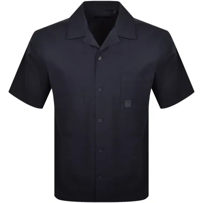 Belstaff Short Sleeve Tide Shirt Navy