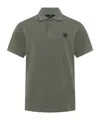 Belstaff Short-sleeved Polo Shirt In Green