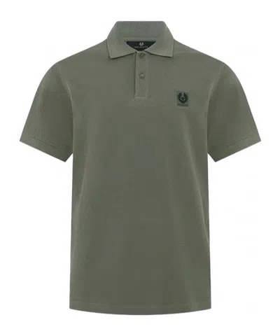Belstaff Short-sleeved Polo Shirt In Green